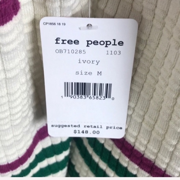 Free People Gidget Knit Sweater Dress Size M NWT - Picture 8 of 8